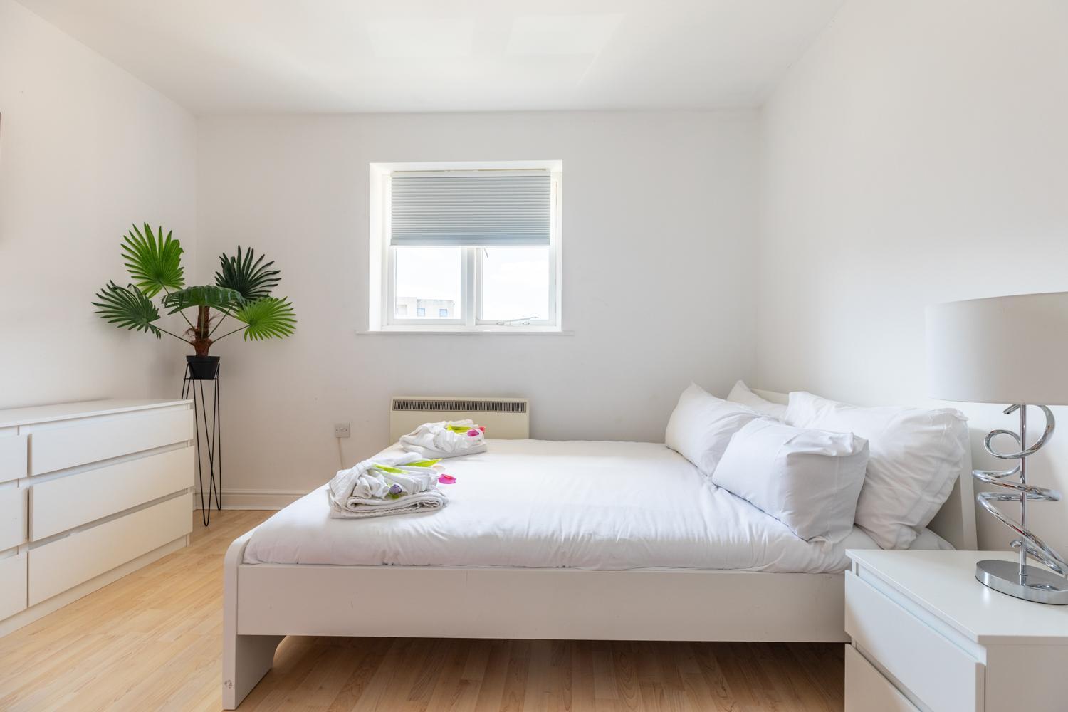 Appartement Skyline Haven - Modern 2b, Parking, Wifi & 4ktv Londres